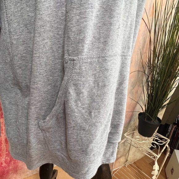 📌Philosophy Plus Size Cotton Blend Sweater w/ Kangaroo Pockets & Drawstring - Picture 4 of 14